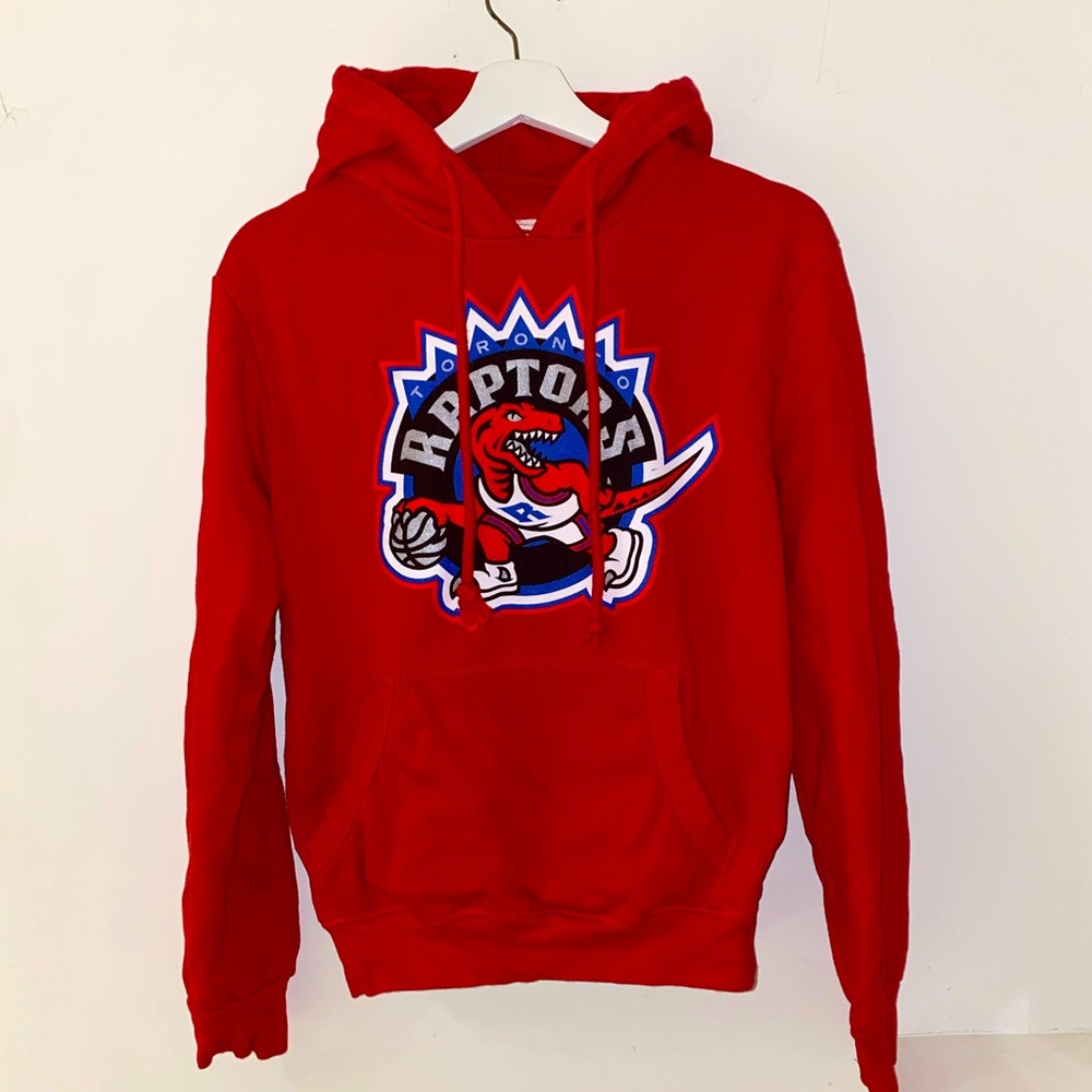Toronto Raptors Red Hoodie ❤️🦖💜- Mitchell & Ness